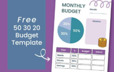 Transform Your Finances With This Free 50 30 20 Budget Template with regard to Gail'S Interactive Budget Worksheet