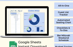 Truly Useful Bar Mitzvah Planner Spreadsheet | Guest List And regarding Bar Mitzvah Budget Worksheet