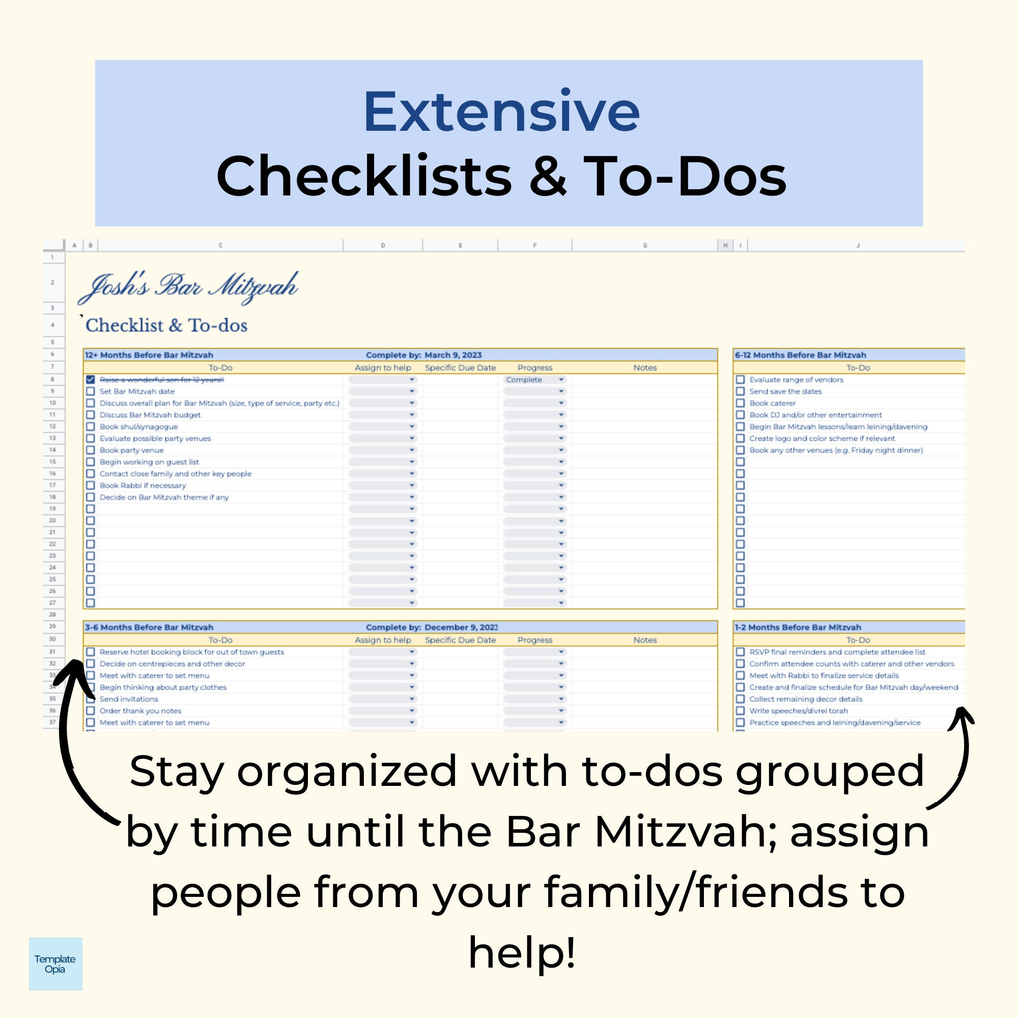 Truly Useful Bar Mitzvah Planner Spreadsheet | Guest List And throughout Bar Mitzvah Budget Worksheet
