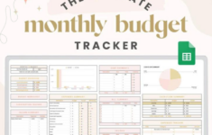 Unlock Your Financial Potential: Smart Money Management With throughout Smart About Money Budget Worksheet