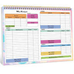 Visual Budget Planner   (Spanish Or English) Financial Organizer Throughout Monthly Budget Worksheet In Spanish