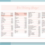 Wedding Budget Free Google Sheets & Excel Template   Gdoc.io In Free Wedding Budget Worksheet