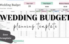 Wedding Budget Planning Template Spreadsheet | Vlogmas Day 11  #Weddingplanning regarding Rachel Richards Budget Worksheet