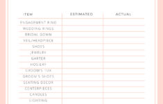 Wedding Budget Worksheet – Cheers And Confetti Blogeventective inside Free Wedding Budget Worksheet
