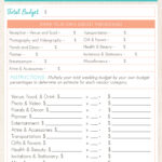 Wedding Planning Budget Worksheet   Wayfaring Wanderer Boone Nc Pertaining To Your Wedding Budget Worksheet