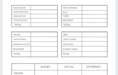 Weekly Budget ,Biweekly Budget,Budget Template,Budgetpaycheck in Weekly Budget Worksheet Free