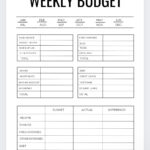 Weekly Budget ,Biweekly Budget,Budget Template,Budgetpaycheck Intended For Weekly Paycheck Budget Worksheet