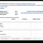 Weekly Budget Template   Free Download   Weekly | A Budget Planner With Regard To Delete The Sample Budget Worksheet
