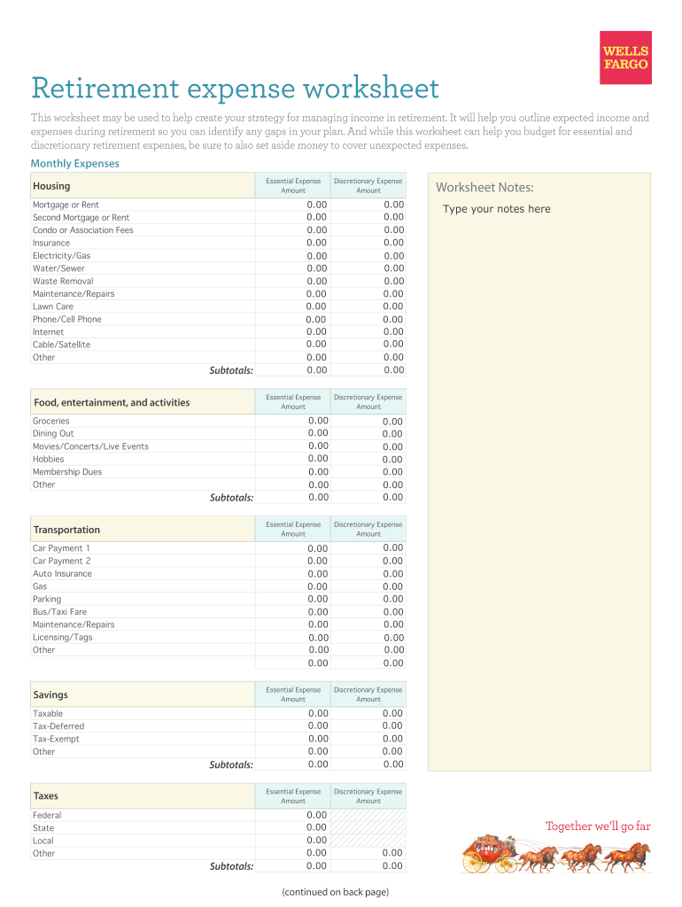Wells Fargo Budget Worksheet: Fill Out &amp;amp; Sign Online | Dochub pertaining to My Budget Worksheet Wells Fargo