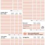 We'Ve Created A Free Monthly Budget Planner! : R/Goodnotes Throughout Budgeting Worksheets On Ipad
