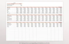 Yearly Budget Spreadsheet - Version 3.0 - Coplenty intended for Yearly Budget Worksheet