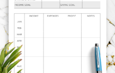 Yearly Budget Summary Template – Track Finances With Clarity intended for Yearly Budget Worksheet Printable