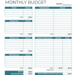 Zero Based Budget   Free Template With Regard To Zero Based Budget Worksheet