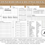 Zero Based Budgetpaycheck Beginner Kit | Geldumschlag With Regard To The Budget Kit Worksheets